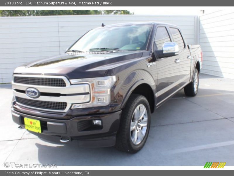 Magma Red / Black 2018 Ford F150 Platinum SuperCrew 4x4