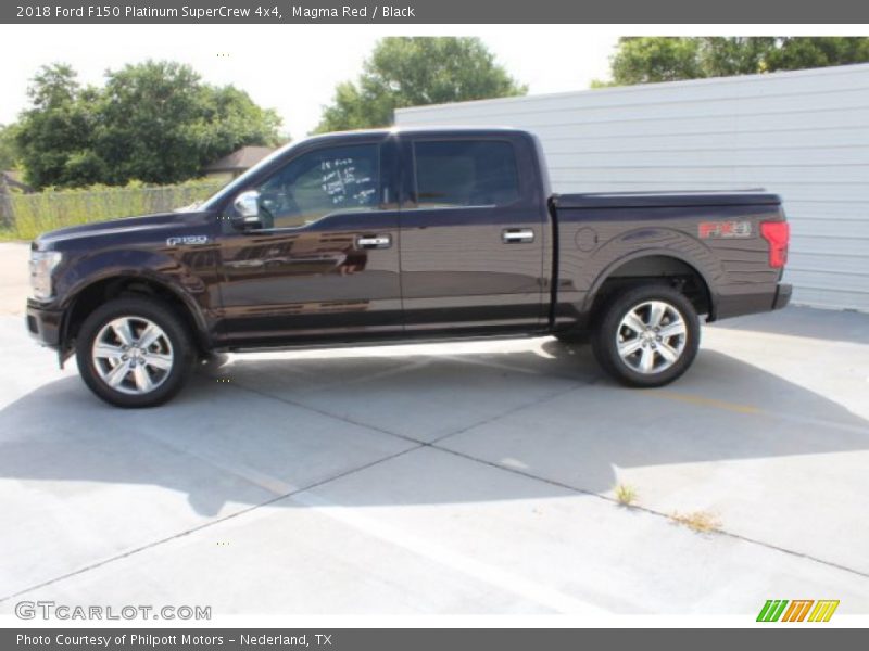 Magma Red / Black 2018 Ford F150 Platinum SuperCrew 4x4