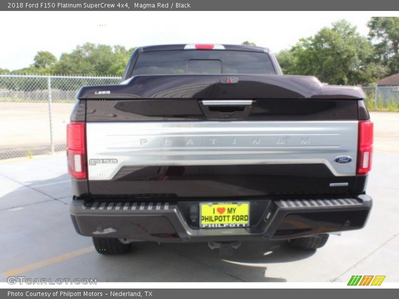 Magma Red / Black 2018 Ford F150 Platinum SuperCrew 4x4
