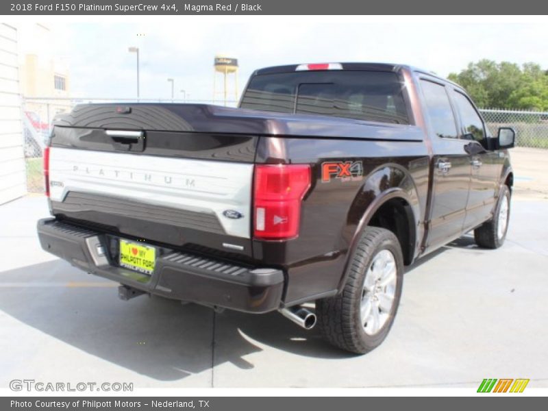 Magma Red / Black 2018 Ford F150 Platinum SuperCrew 4x4