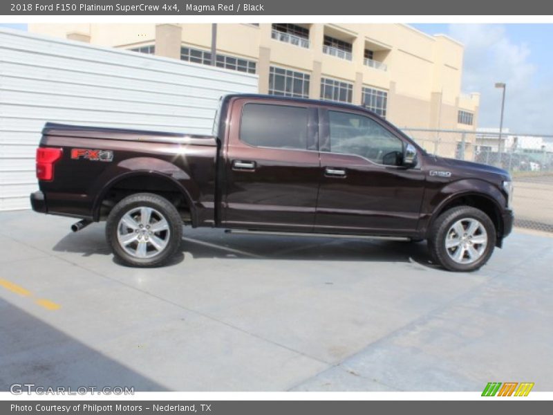 Magma Red / Black 2018 Ford F150 Platinum SuperCrew 4x4