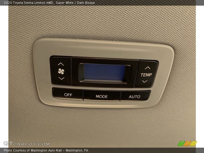 Super White / Dark Bisque 2020 Toyota Sienna Limited AWD