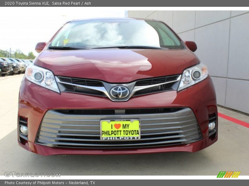 Salsa Red Pearl / Ash 2020 Toyota Sienna XLE