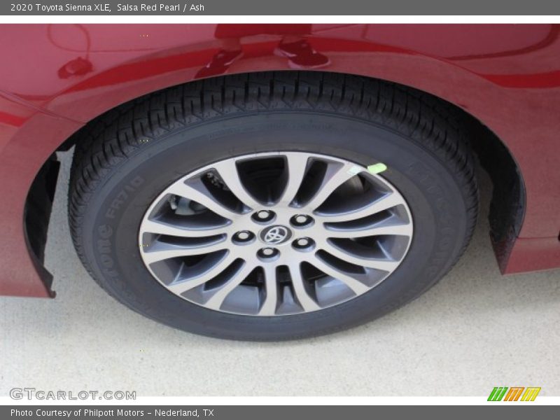 Salsa Red Pearl / Ash 2020 Toyota Sienna XLE