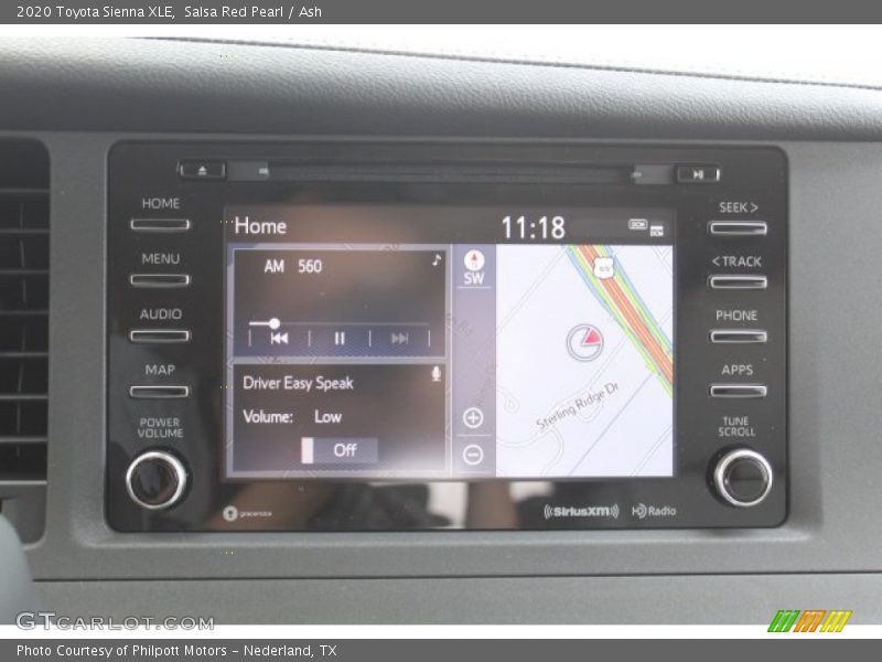 Salsa Red Pearl / Ash 2020 Toyota Sienna XLE