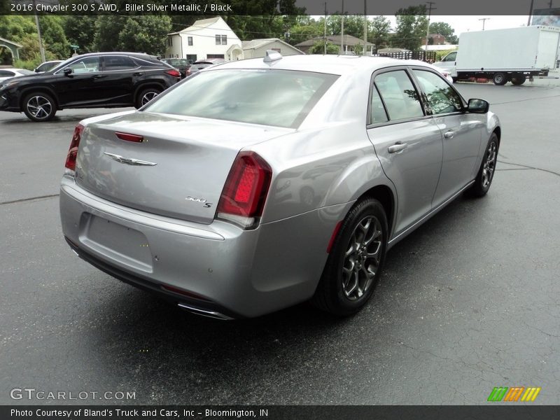 Billet Silver Metallic / Black 2016 Chrysler 300 S AWD