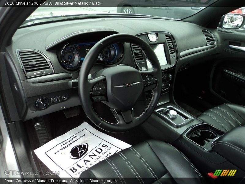 Billet Silver Metallic / Black 2016 Chrysler 300 S AWD