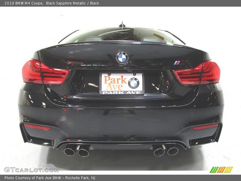 Black Sapphire Metallic / Black 2019 BMW M4 Coupe