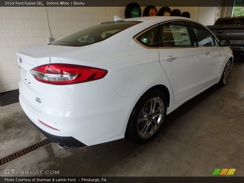 Oxford White / Ebony 2019 Ford Fusion SEL