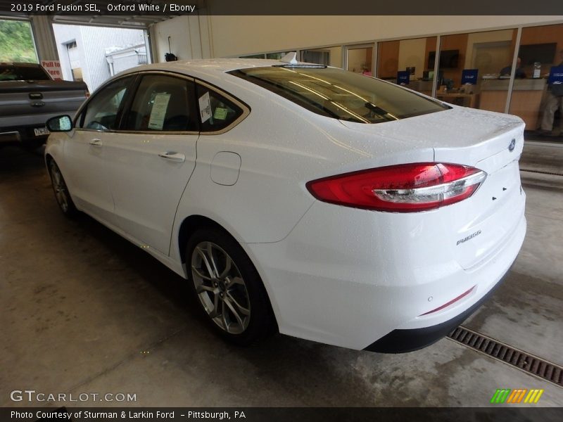 Oxford White / Ebony 2019 Ford Fusion SEL