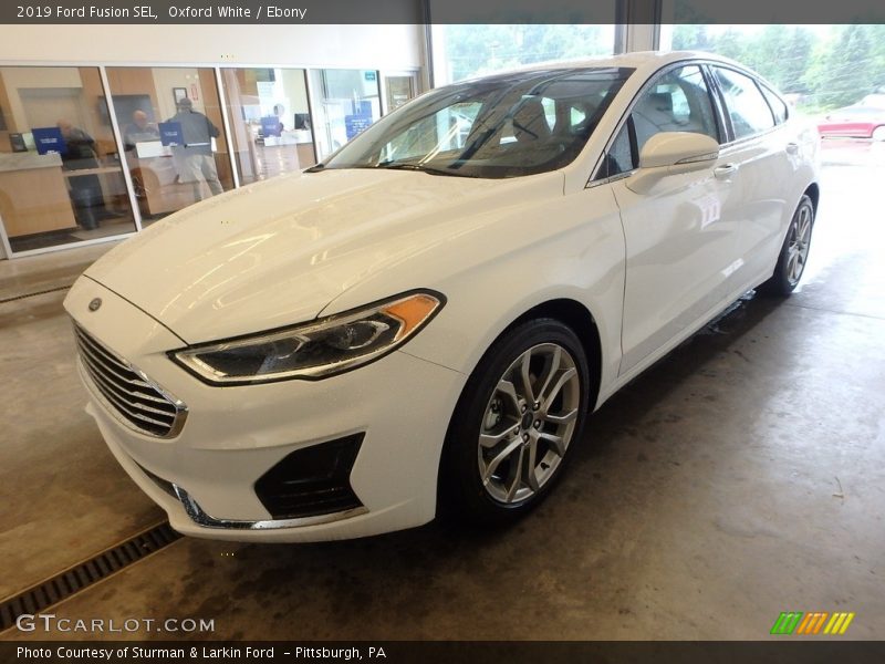 Oxford White / Ebony 2019 Ford Fusion SEL