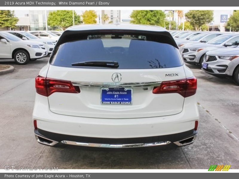 White Diamond Pearl / Ebony 2019 Acura MDX Technology