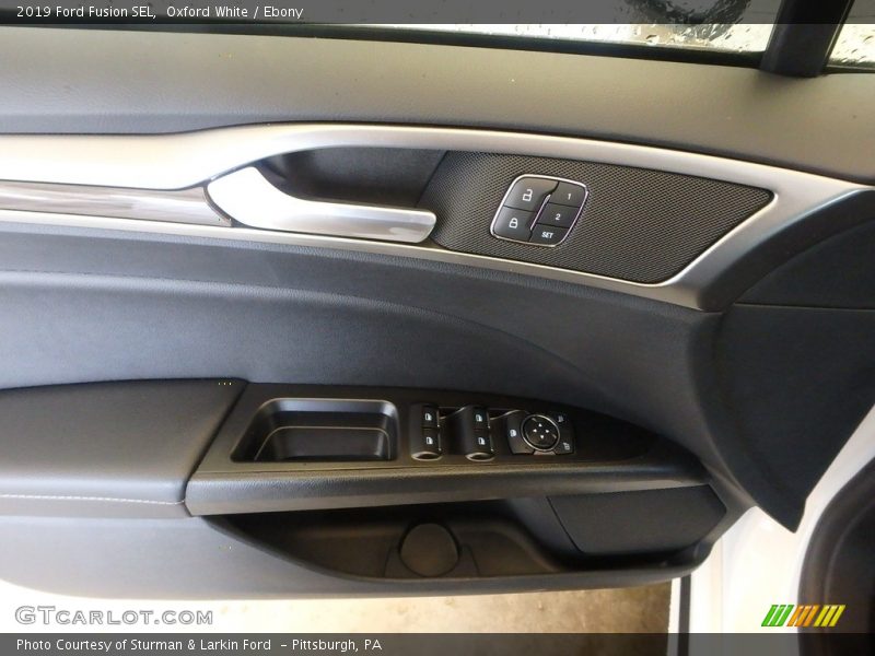 Oxford White / Ebony 2019 Ford Fusion SEL
