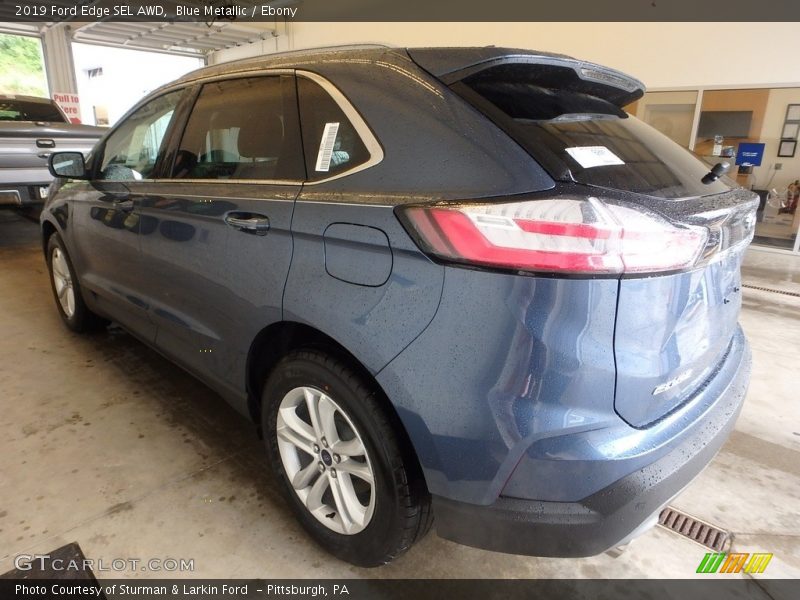 Blue Metallic / Ebony 2019 Ford Edge SEL AWD