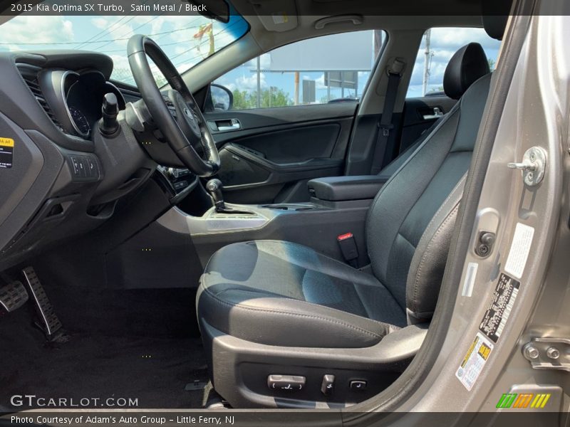 Satin Metal / Black 2015 Kia Optima SX Turbo