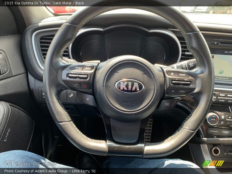 Satin Metal / Black 2015 Kia Optima SX Turbo