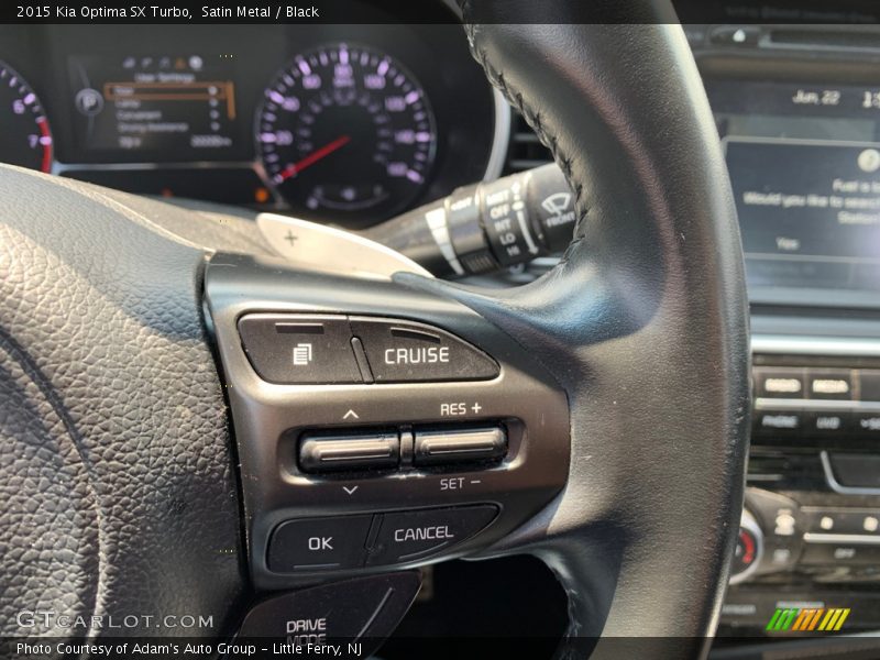 Satin Metal / Black 2015 Kia Optima SX Turbo