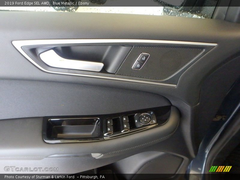 Blue Metallic / Ebony 2019 Ford Edge SEL AWD