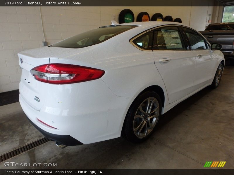 Oxford White / Ebony 2019 Ford Fusion SEL