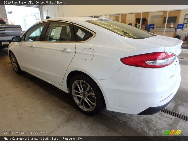 Oxford White / Ebony 2019 Ford Fusion SEL