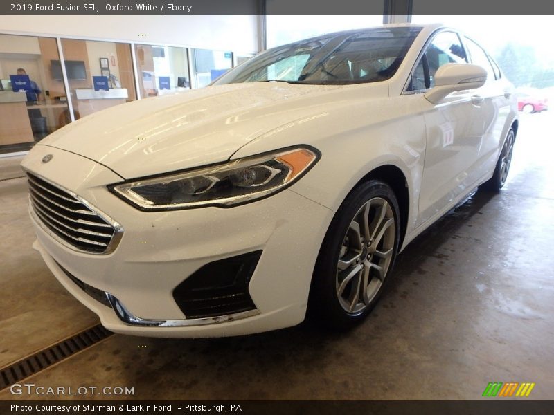 Oxford White / Ebony 2019 Ford Fusion SEL