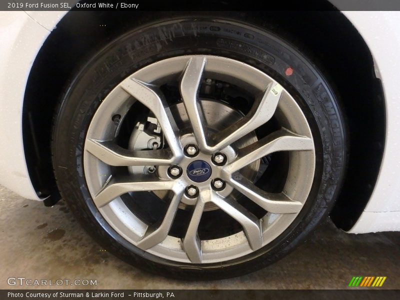 Oxford White / Ebony 2019 Ford Fusion SEL