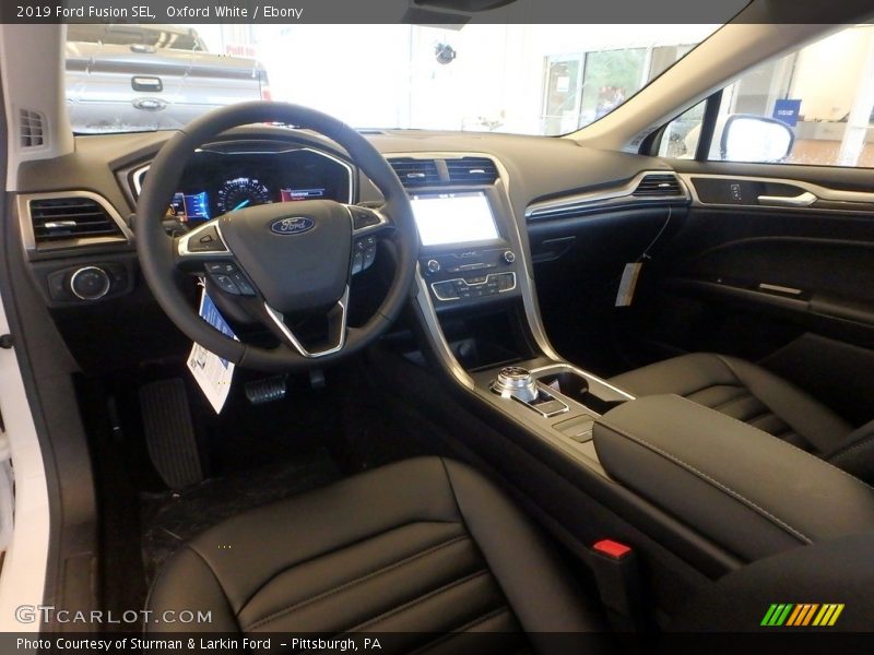 Oxford White / Ebony 2019 Ford Fusion SEL