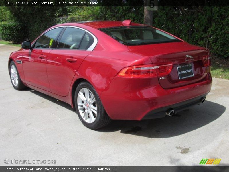 Italian Racing Red / Latte 2017 Jaguar XE 25t Premium