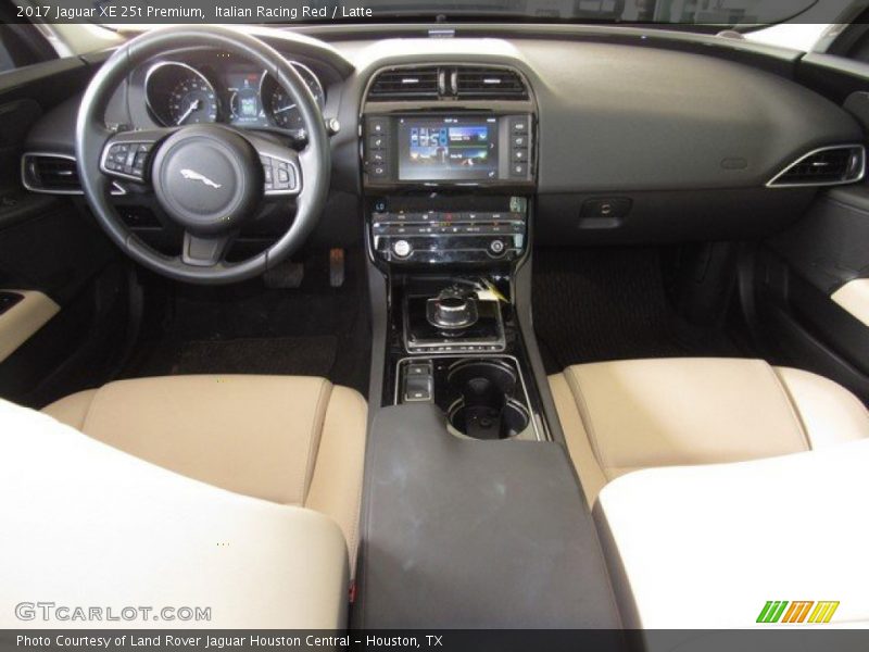 Italian Racing Red / Latte 2017 Jaguar XE 25t Premium