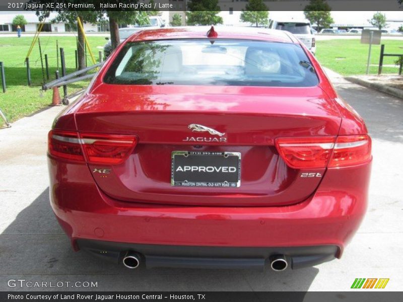 Italian Racing Red / Latte 2017 Jaguar XE 25t Premium