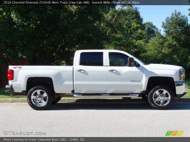 Summit White / Dark Ash/Jet Black 2019 Chevrolet Silverado 2500HD Work Truck Crew Cab 4WD