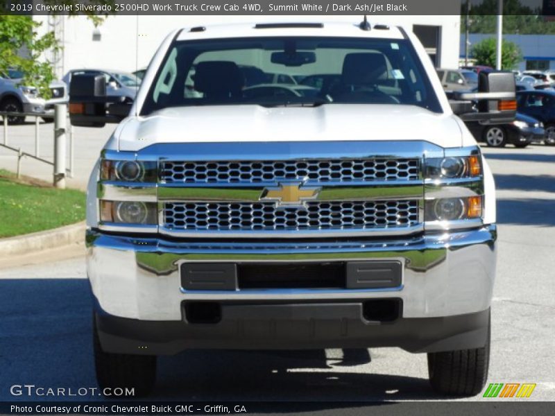 Summit White / Dark Ash/Jet Black 2019 Chevrolet Silverado 2500HD Work Truck Crew Cab 4WD