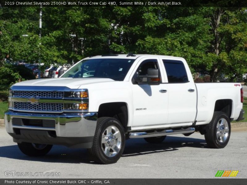 Summit White / Dark Ash/Jet Black 2019 Chevrolet Silverado 2500HD Work Truck Crew Cab 4WD