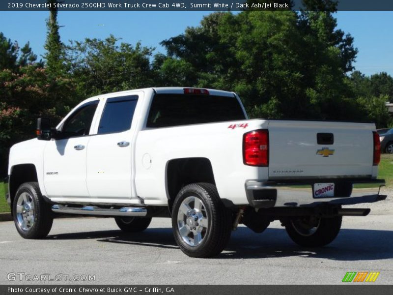 Summit White / Dark Ash/Jet Black 2019 Chevrolet Silverado 2500HD Work Truck Crew Cab 4WD