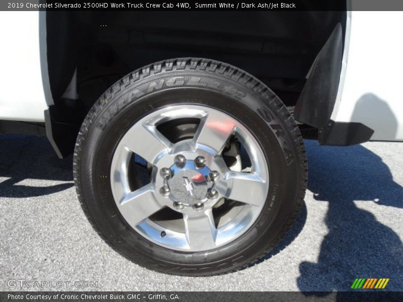 Summit White / Dark Ash/Jet Black 2019 Chevrolet Silverado 2500HD Work Truck Crew Cab 4WD