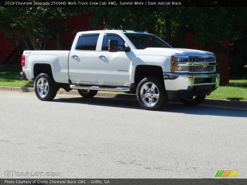 Summit White / Dark Ash/Jet Black 2019 Chevrolet Silverado 2500HD Work Truck Crew Cab 4WD