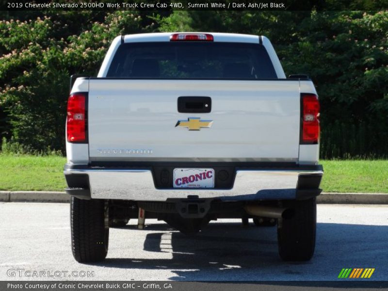Summit White / Dark Ash/Jet Black 2019 Chevrolet Silverado 2500HD Work Truck Crew Cab 4WD