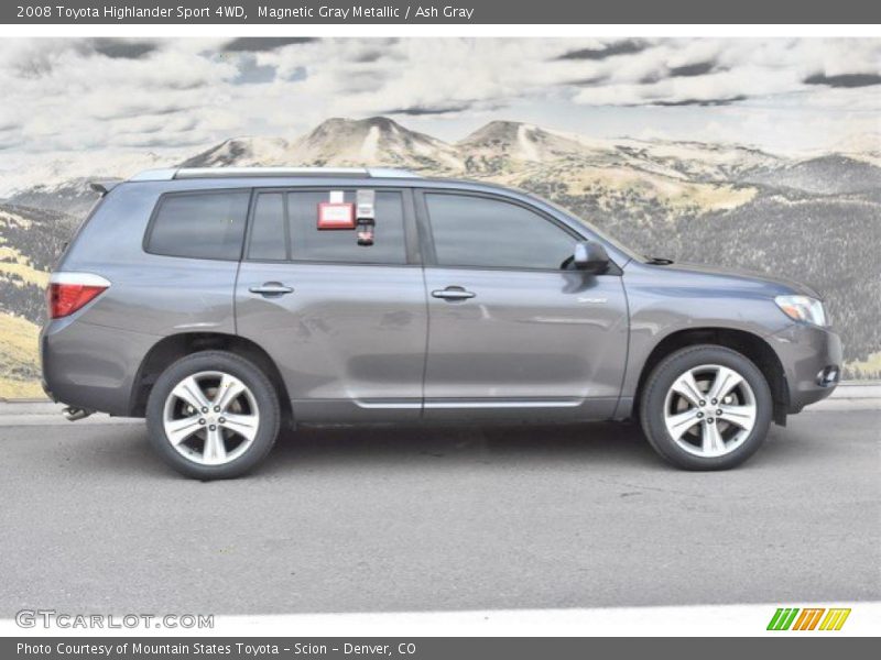 Magnetic Gray Metallic / Ash Gray 2008 Toyota Highlander Sport 4WD