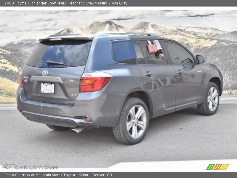 Magnetic Gray Metallic / Ash Gray 2008 Toyota Highlander Sport 4WD