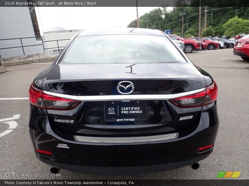 Jet Black Mica / Black 2016 Mazda Mazda6 Sport