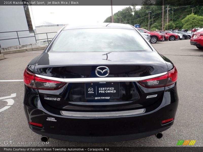 Jet Black Mica / Black 2016 Mazda Mazda6 Sport