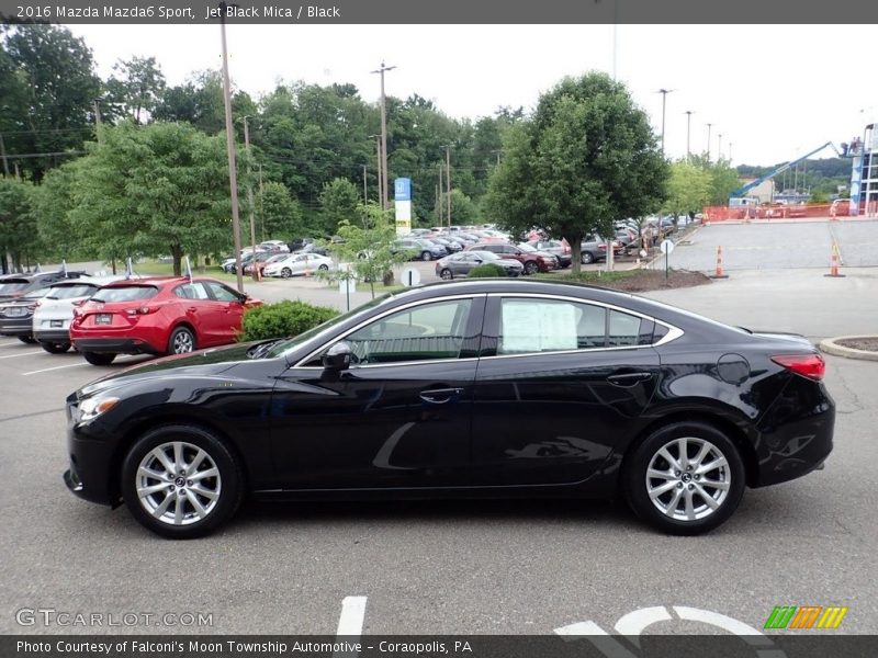 Jet Black Mica / Black 2016 Mazda Mazda6 Sport