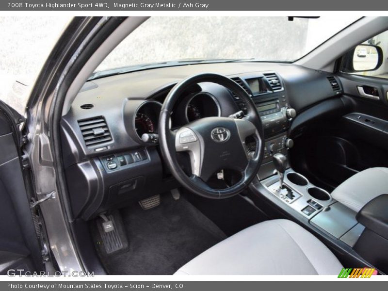 Magnetic Gray Metallic / Ash Gray 2008 Toyota Highlander Sport 4WD
