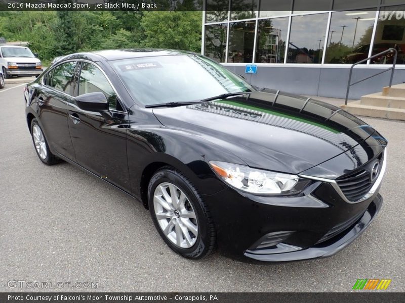 Jet Black Mica / Black 2016 Mazda Mazda6 Sport
