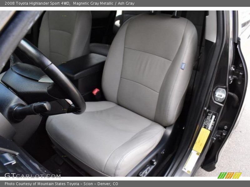Magnetic Gray Metallic / Ash Gray 2008 Toyota Highlander Sport 4WD