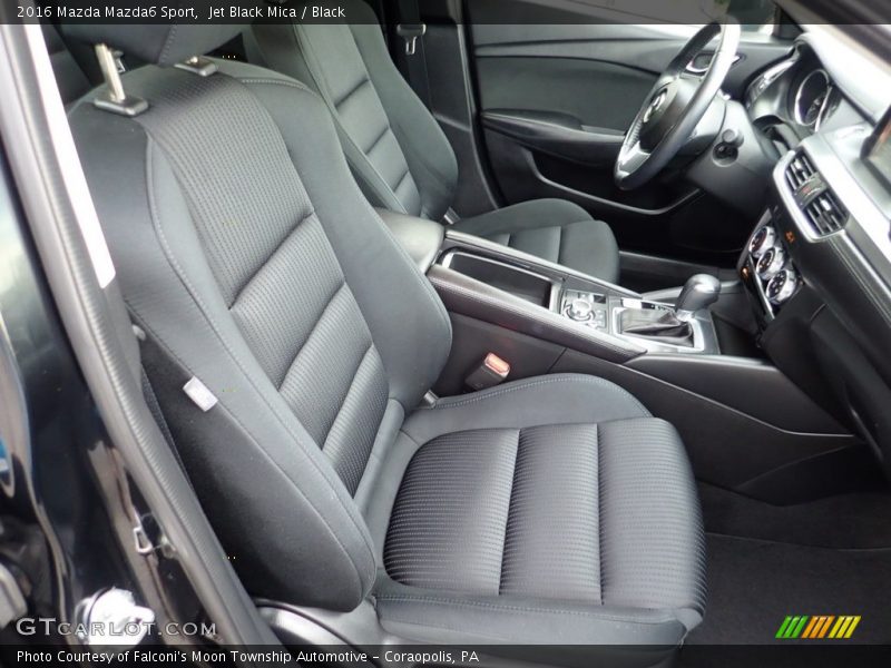 Jet Black Mica / Black 2016 Mazda Mazda6 Sport