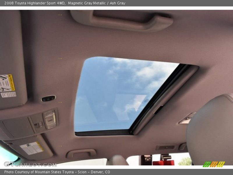 Magnetic Gray Metallic / Ash Gray 2008 Toyota Highlander Sport 4WD