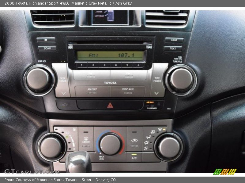 Magnetic Gray Metallic / Ash Gray 2008 Toyota Highlander Sport 4WD