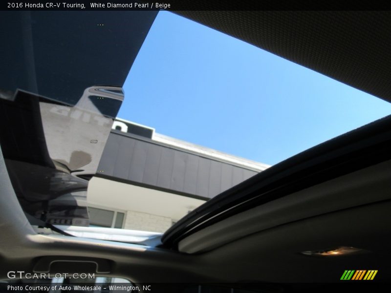 White Diamond Pearl / Beige 2016 Honda CR-V Touring