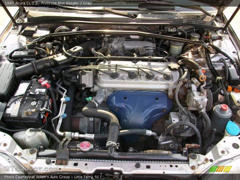 Primrose Mist Metallic / Gray 1997 Acura CL 2.2